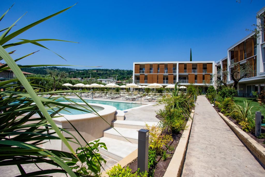 residenza Olivo vista piscina